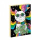 Блокнот А6 80 л спираль клетка Acid space Ассорти 151958