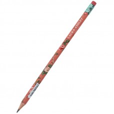Карандаш графитный Axent LA Charming HB с ластиком 9009/36-21-A