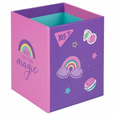 Подставка для ручек квадратная Yes Glamour картон 708217