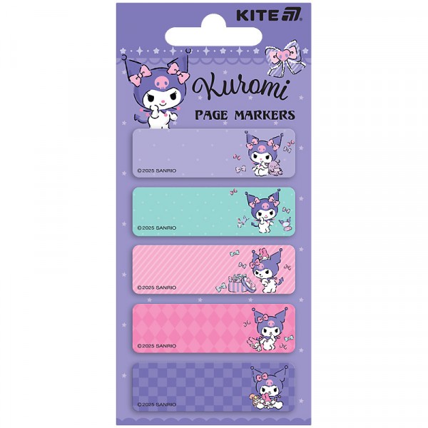 Стикеры-закладки Kite HK 50*15*100 л бумага 5 цветов HK25-480-02