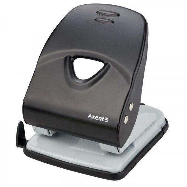 Дырокол 40 л металл Axent Exakt-2, черный 3940-01-A