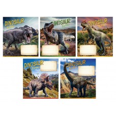 Тетрадь 12 л клетка 3310 Dinosaur 2025 мал 012-3310K