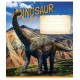 Тетрадь 12 л клетка 3310 Dinosaur 2025 мал 012-3310K