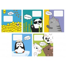 Тетрадь 18 л линия 3567 Funny animals 2025 уни 018-3567L