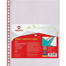 Файл А4+ 40 мкм, 20 шт. Optima, цветной орнамент O35107