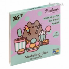 Пластилин Yes Pusheen 12 цв 240г 540597