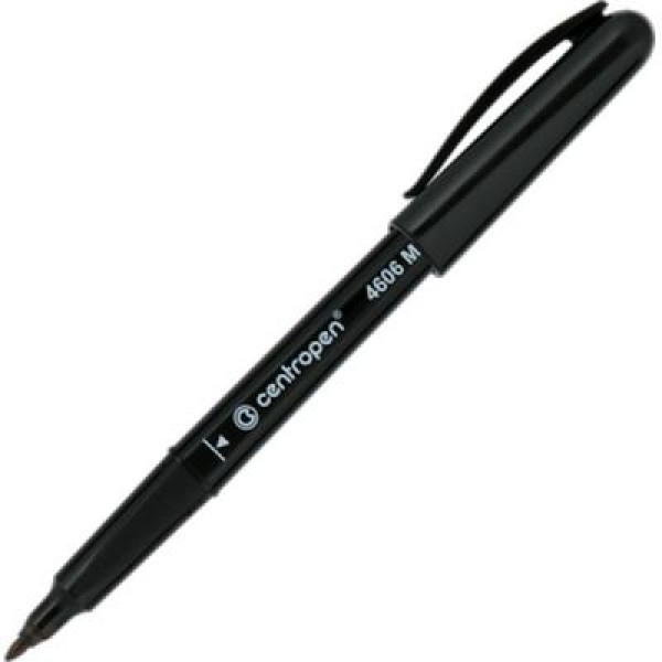 Маркер CD-Pen Centropen 4606/01 1 мм, черный