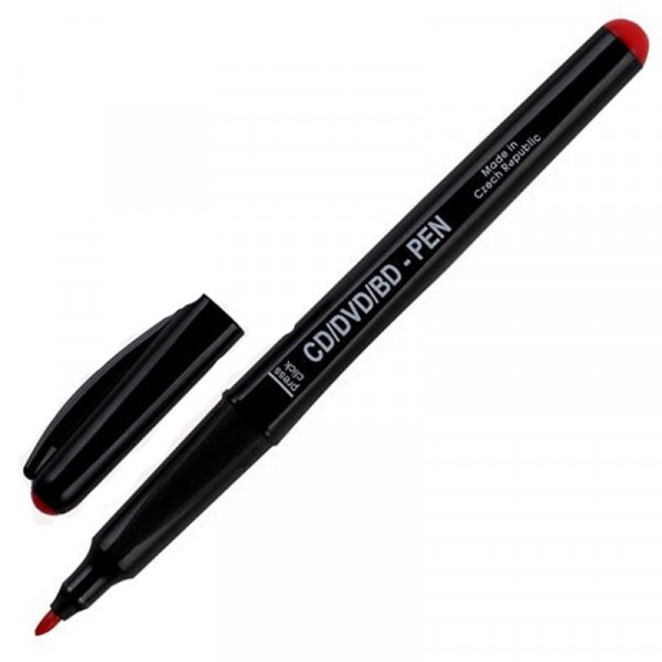Маркер CD-Pen Centropen 4606/02 1 мм, красный
