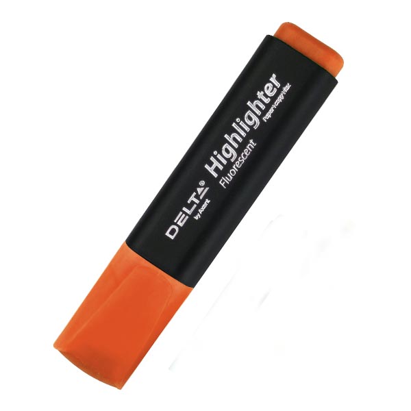 Маркер Delta Highlighter D2501-12, 2-4 мм, помаранчевий