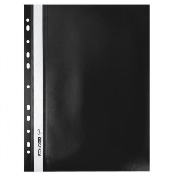 Папка-швидкозшивач Economix Light (Econom) А4, чорна E38504-01