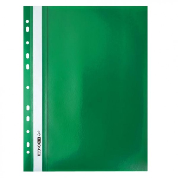 Папка-швидкозшивач Economix Light (Econom) А4, зелена E38504-04