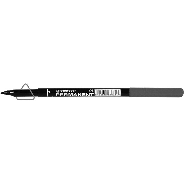 Маркер Centropen Permanent 1 мм черный 2536/01