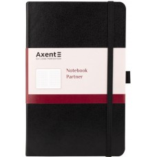 Записна книга А5 Axent Partner, чорна 8201-01-A