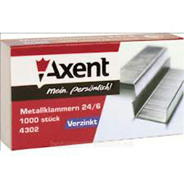 Скобы №24 Pro Axent 4312-A