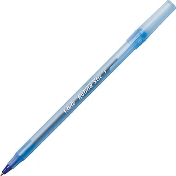 Ручка кулькова Bic Round Stick, синя