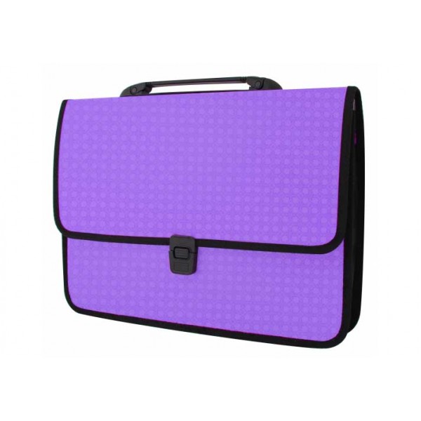 Пластиковый портфель Вышиванка Фиолетовый E31641-12