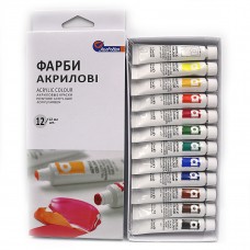 Акрилові фарби в тубах Art Ranger 12кол*12 мл EA1212C