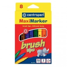 Фломастери 8773 Brush, 8 цветов