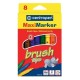 Фломастери 8773 Brush, 8 кольорів