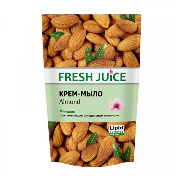 Жидкое мыло (запаска) Fresh Juice 460 мл Миндаль